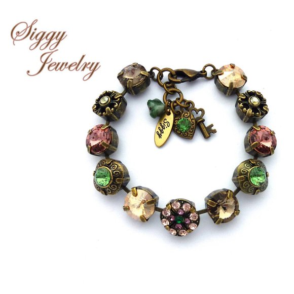 Siggy Jewelry Jewelry - Swarovski® Parisian Garden Victorian Bracelet